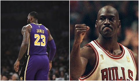 LeBron James y Michael Jordan