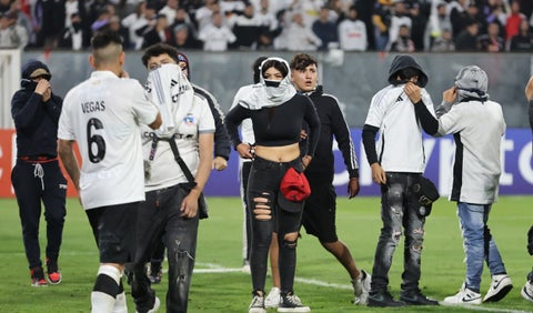 Hinchas de Colo Colo en la Copa Libertadores