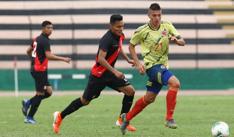 Colombia le ganó a Perú