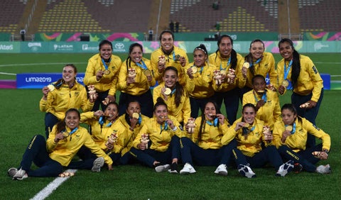 Colombia ganó el fútbol femenino Panamericano