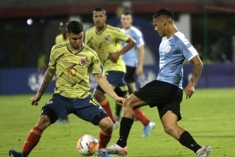 Selección Colombia Sub-23 vs Uruguay en el Preolímpico