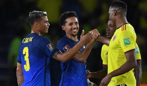 Colombia Vs. Brasil, Eliminatoria