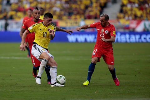 Colombia vs Chile - Eliminatorias