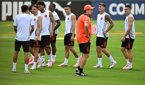 Entrenamiento de Selección Colombia