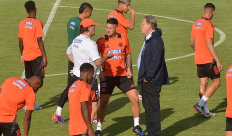 Selección Colombia entrenamiento