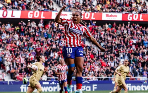 Colombiana Leicy Santos en el Atlético de Madrid
