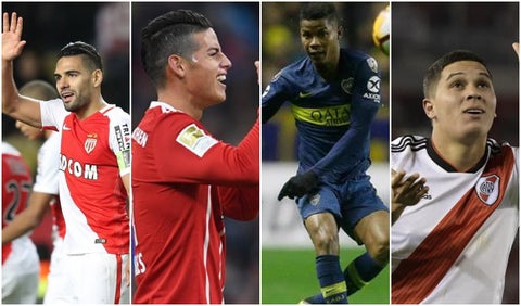 Futbolistas colombianos en el exterior