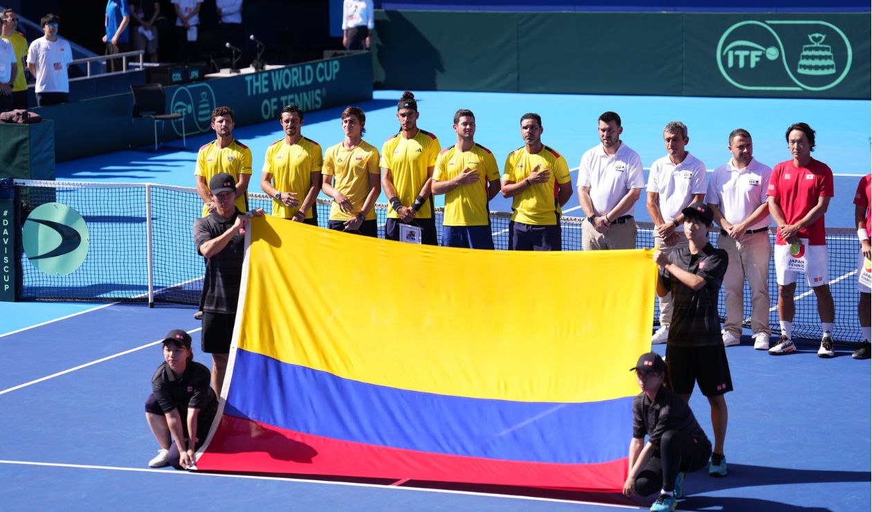 Colombia perdió 3-1 ante Japón y se despidió de la Copa Davis