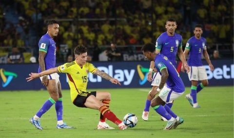 Colombia vs. Brasil, Eliminatorias sudamericanas