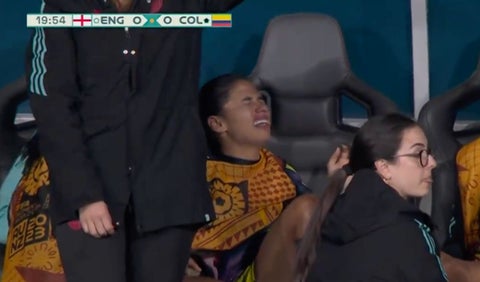 Colombia vs Inglaterra: lesión de Carolina Arias