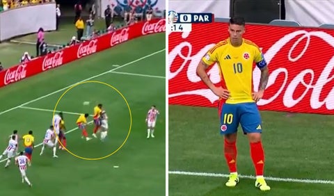 Gol de Jefferson Lerma con la selección Colombia en la Copa América