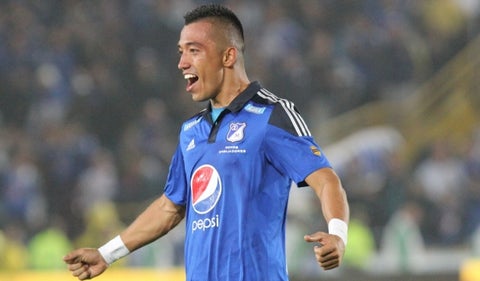 Fernando Uribe, delantero de Millonarios