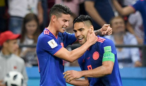 James Rodríguez, Falcao