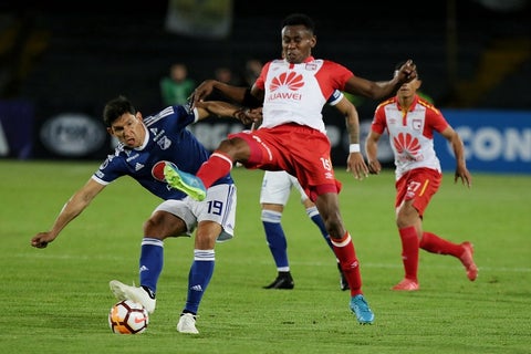 Héctor Urrego, jugador de Santa Fe