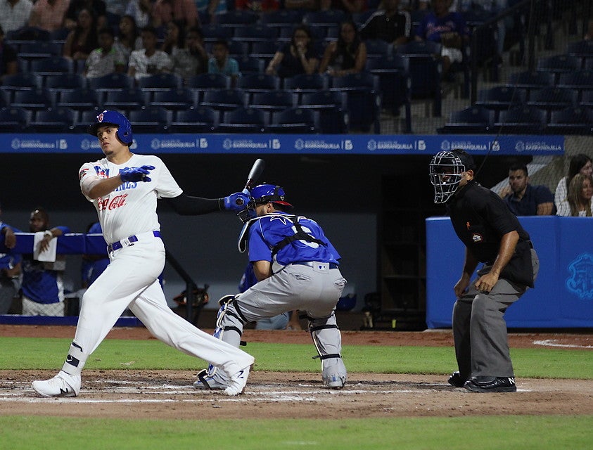 Tigres de Licey, campeón en 22 ocasiones de la liga de su país, tuvo un pitcheo impecable ante Caimanes