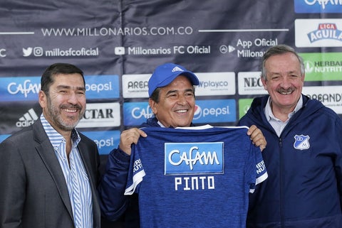 Jorge Luis Pinto, nuevo técnico de Millonarios