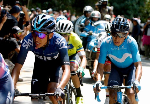 Nairo Quintana y Egan Bernal conservan posibilidades de imponerse en la carrera.