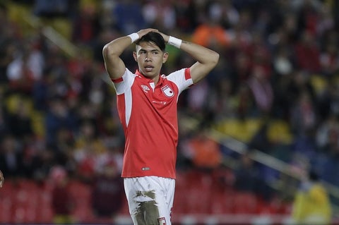Nicolás Hernández, defensor de Santa Fe