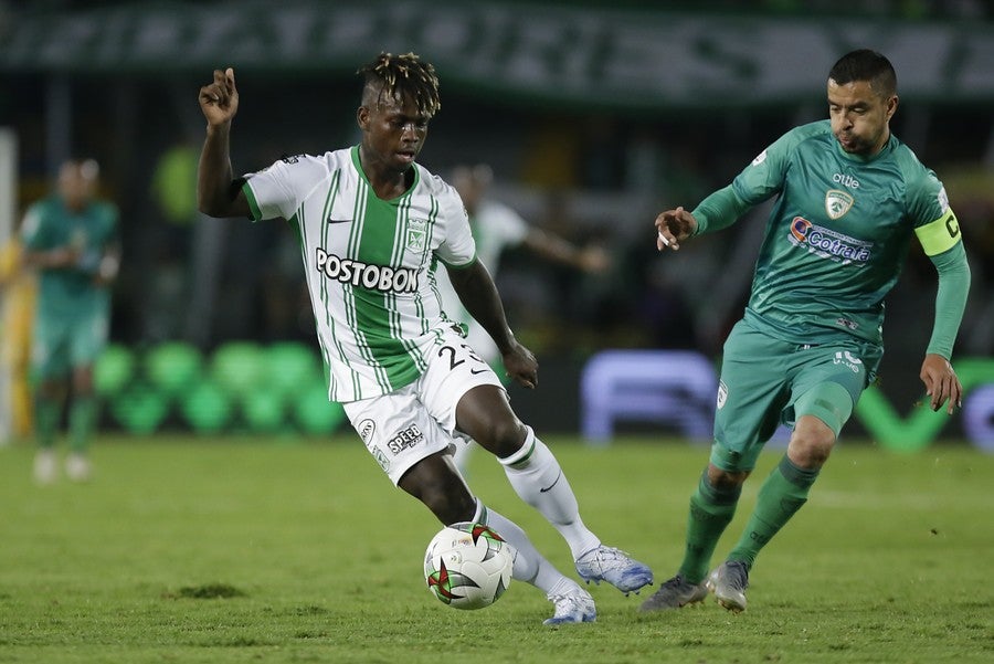 Deinner Quiñones, extremo de Atlético Nacional