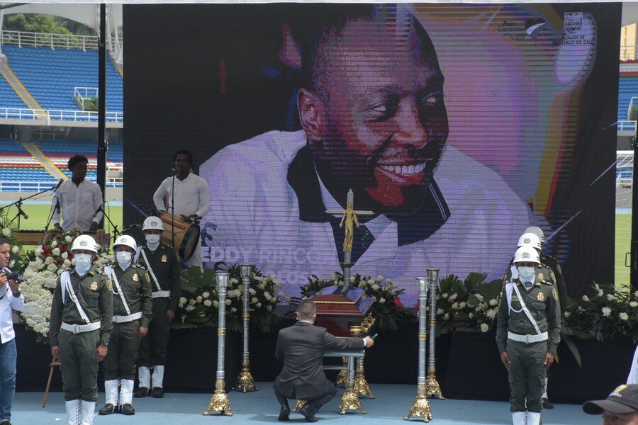 Freddy Rincón funeral