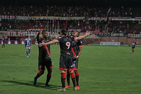 Cúcuta Deportivo. Jugadores celebrando un gol