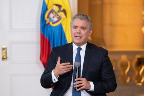 Iván Duque, Cuarentena