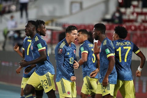 Colombia vs Chile, Eliminatorias Qatar 2022