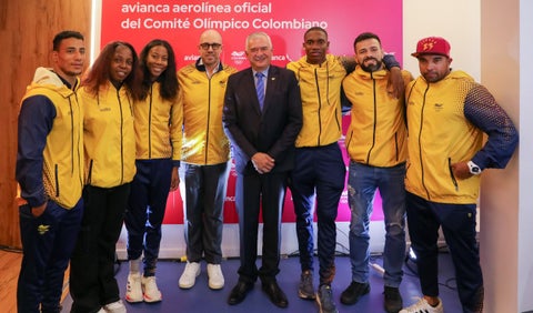 Deportistas del Comité Olímpico Colombiano