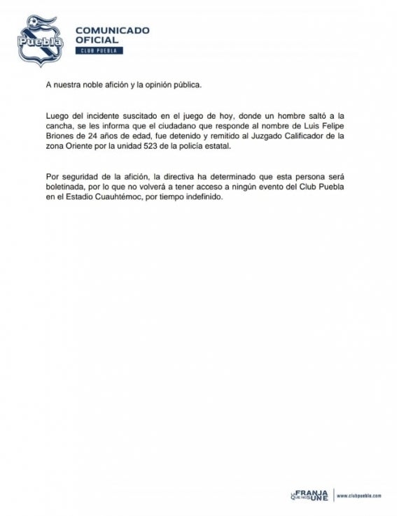 Comunicado de Puebla