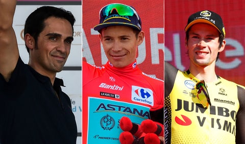 Alberto Contador, Miguel Ángel López, Primoz Roglic