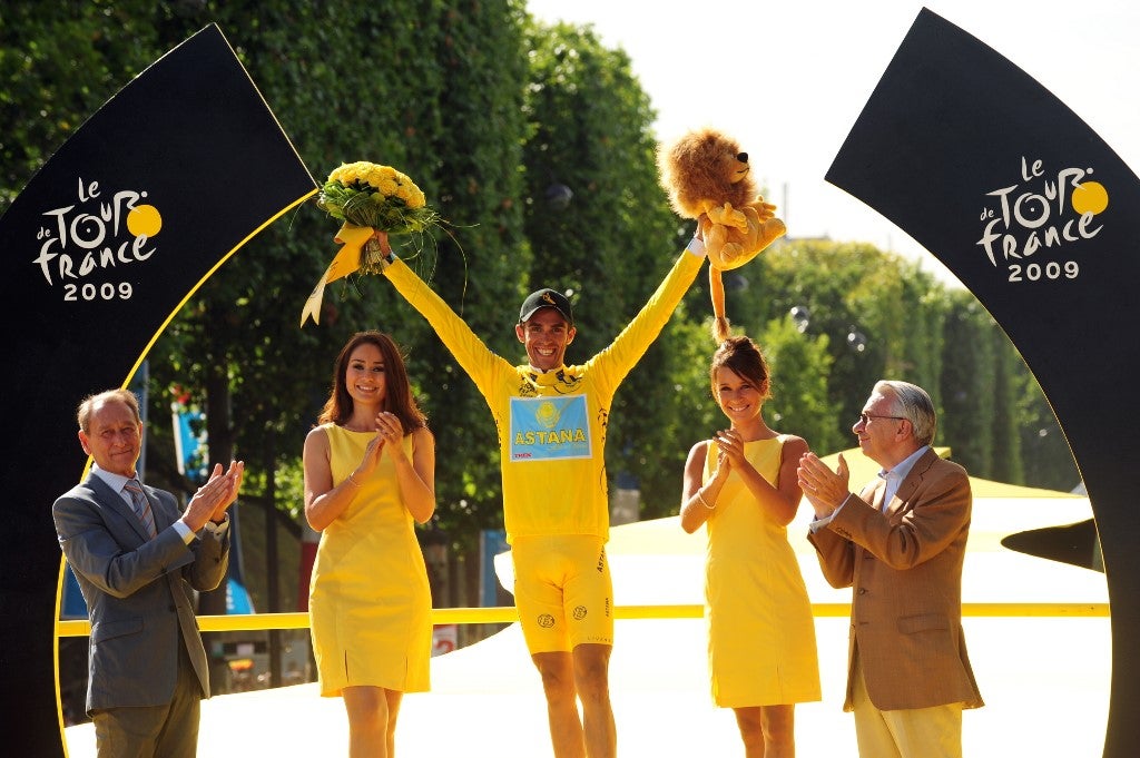 Alberto Contador, exciclista español.