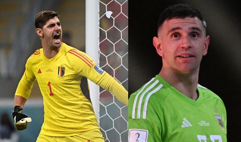 Courtois, mejor arquero del 2022 seguido de Dibu Martínez