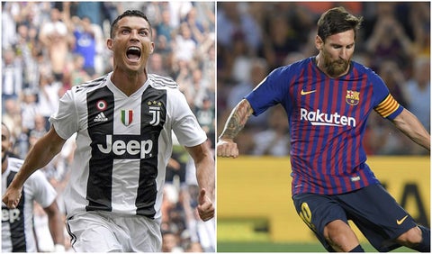 Cristiano Ronaldo y Lionel Messi