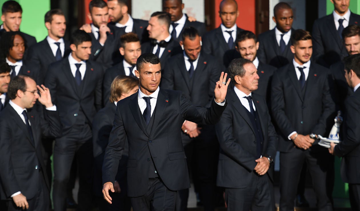 Cristiano Ronaldo y la Selección de Portugal llegaron a Rusia