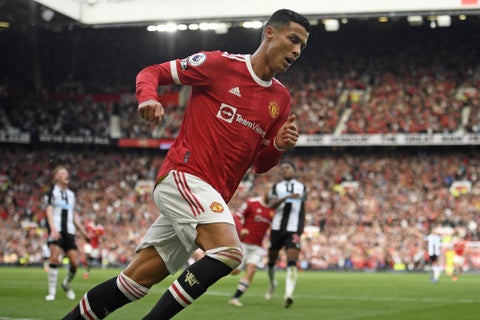 Cristiano Ronaldo, jugador del Manchester United