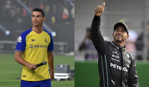 Cristiano Ronaldo Lewis Hamilton