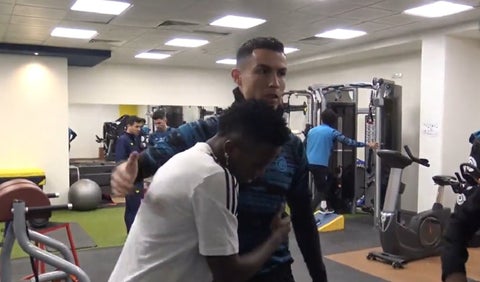 Cristiano Ronaldo y Vinicius Jr