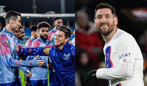 Cristiano y Gallardo se alistan para enfrentarse a Messi y el PSG