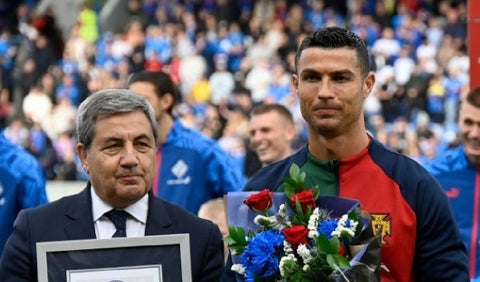 Cristiano Ronaldo con la Selección de Portugal