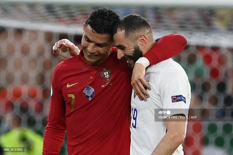 Cristiano Ronaldo y Karim Benzema