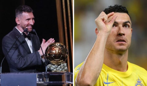 Messi y Cristiano Ronaldo