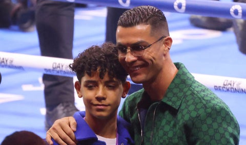 Cristiano Ronaldo y su hijo