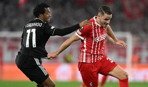 Cuadrado con la Juventus en la Europa League