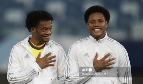 Cuadrado y Yairo Moreno