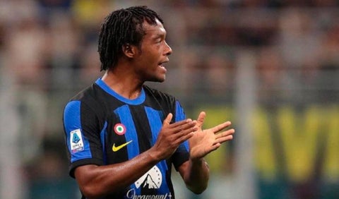 Juan Guillermo Cuadrado con Inter