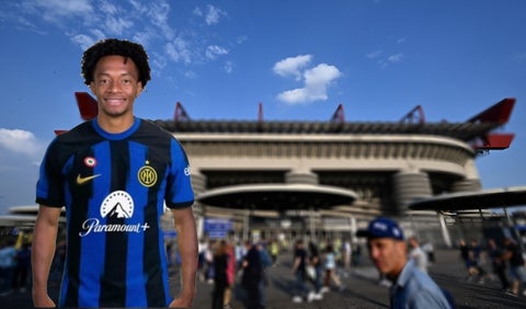 Juan Guillermo Cuadrado está en Milán para firmar con el Inter