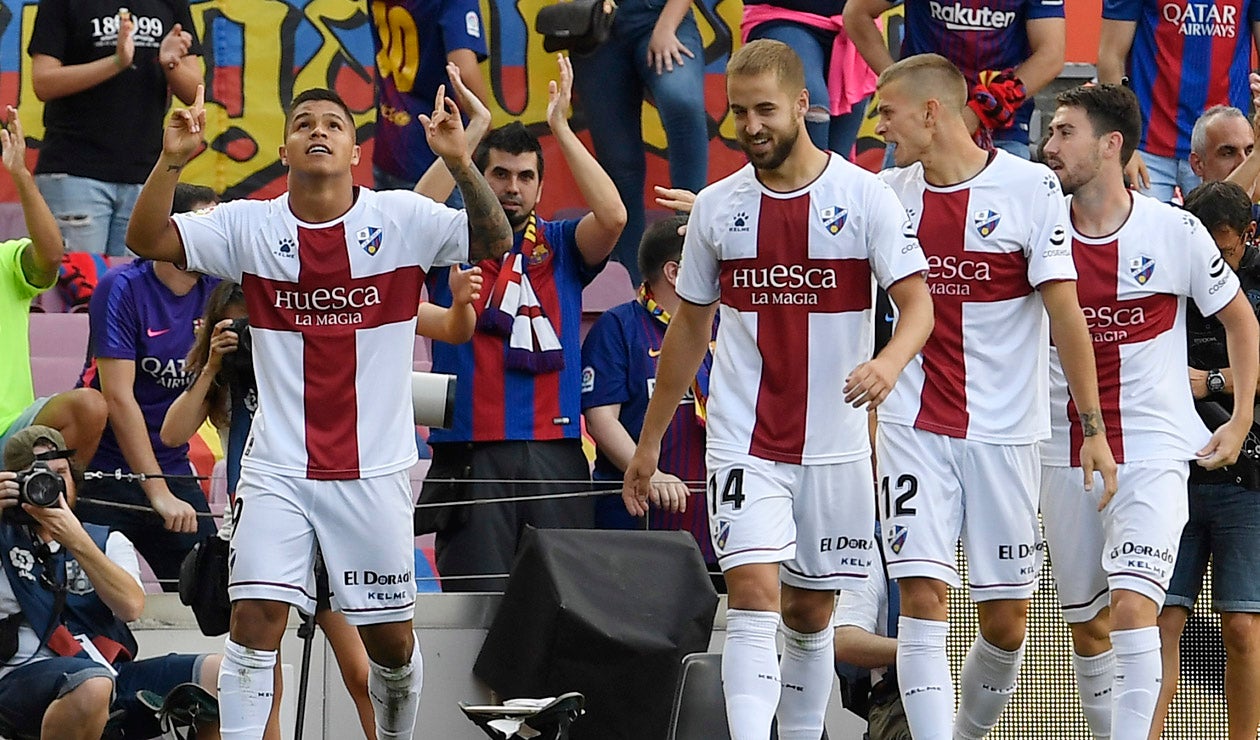 Juan Camilo 'Cucho' Hernández, jugador del Huesca