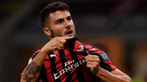 Patrick Cutrone, delantero del AC Milan