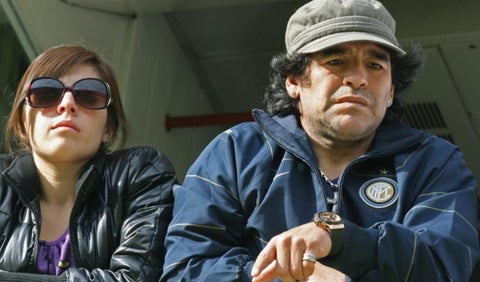 Dalma y Diego Maradona