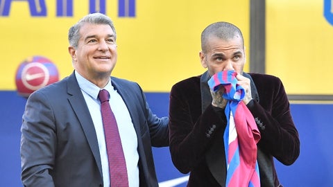 Dani Alves, lateral del Barcelona